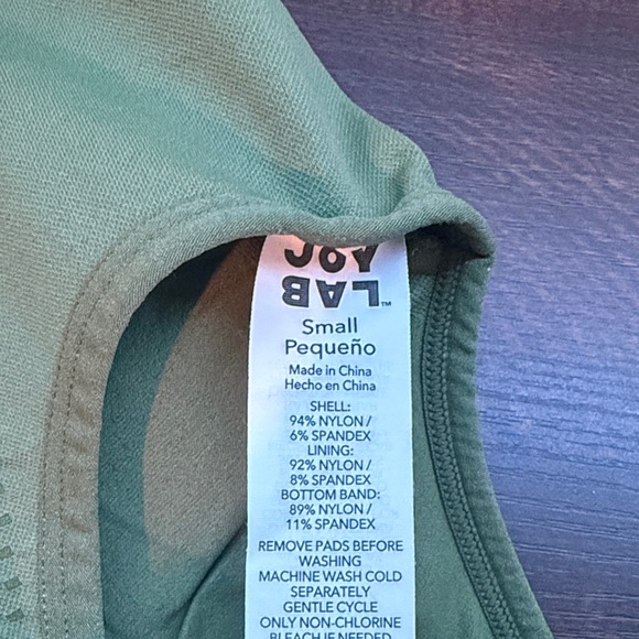 JoyLab Olive Sports Bra - Picture 2 of 3